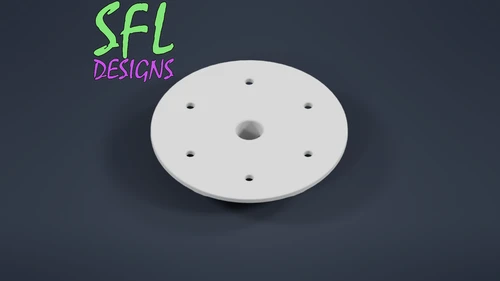 STL File - 8" Seed Pixel Topper - 1/2" PVC Mounting Base