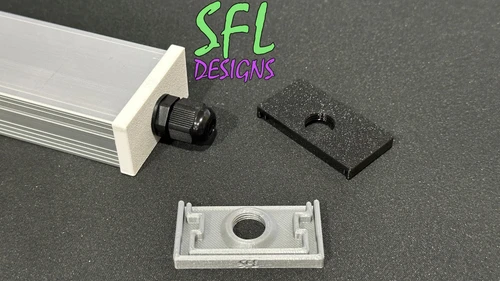 STL File - Painted Puck Track PG7 End Cap