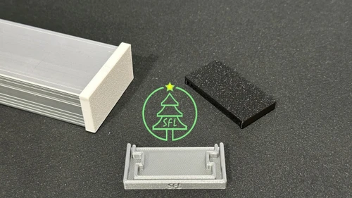 STL File - Painted Puck Track Blank End Cap