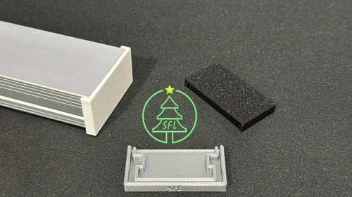 STL File - Painted Puck Track Blank End Cap