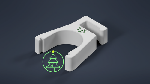 STL File - Pixel Mounting Trim to J-Channel