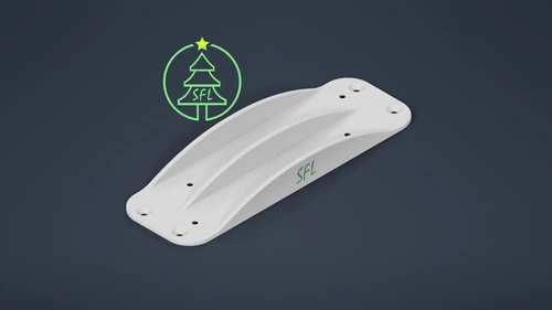 STL File - Dual Vertical Power Supply Mount