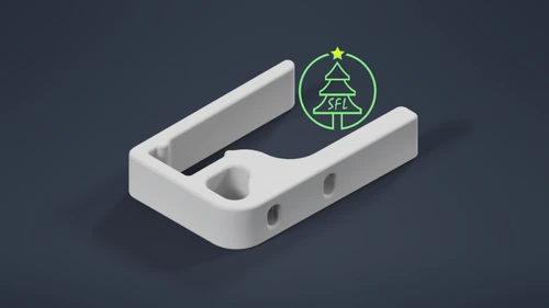 STL File - Icicle Slip Fit Gutter Clip