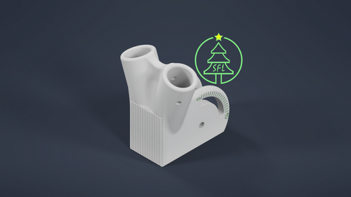 STL File - 3/4" PVC Roof Prop Mount