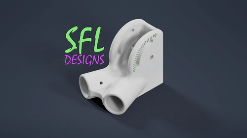 STL File - 3/4" PVC Roof Prop Mount