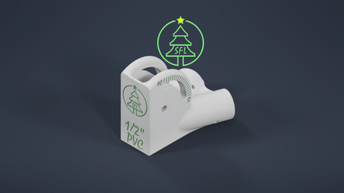 STL File - 1/2" PVC Roof Prop Mount