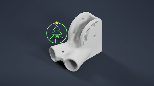 STL File - 1/2" PVC Roof Prop Mount