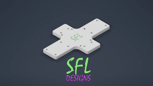 STL File - Outdoor P5 Quad Panel Mount