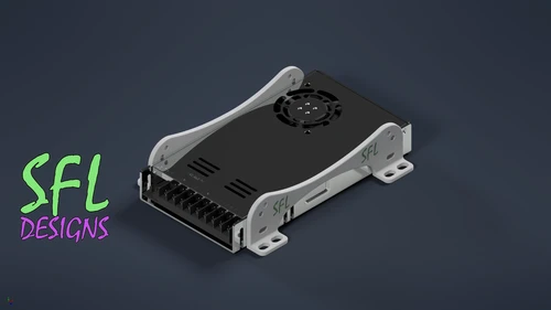 STL File - Single Generic Power Supply Mounting Bracket