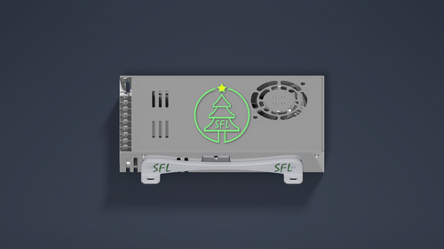 STL File - Single LRS-600 Power Supply Mounting Bracket