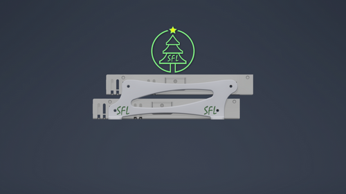 STL File - Dual LRS-600 Power Supply Mounting Bracket
