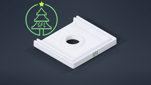 STL File - Bullet Track PG7 End Cap