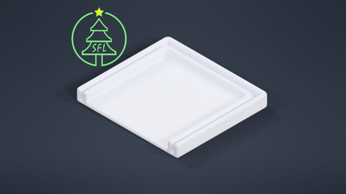 STL File - Bullet Track Blank End Cap