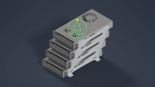 STL File - Quad LRS-350 Power Supply Mounting Bracket