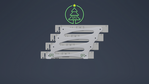STL File - Quad LRS-350 Power Supply Mounting Bracket