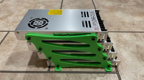 STL File - Quad LRS-350 Power Supply Mounting Bracket