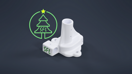 STL File - 3/4" PVC Single SFL Ultimate Arch Base