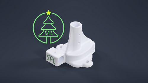 STL File - 1/2" PVC Single SFL Ultimate Arch Base