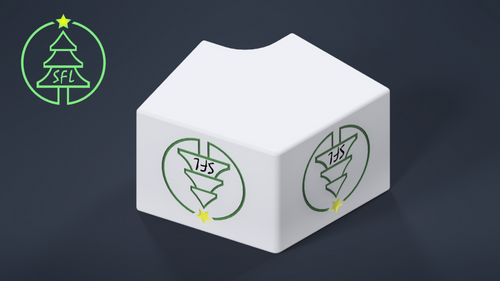STL File - Permatrack Bottom Hole 9:12 Angled Corner Bracket