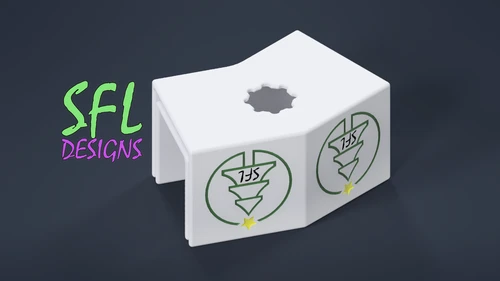 STL File - Permatrack Bottom Hole 3:12 Angled Corner Bracket