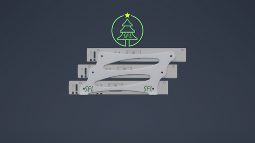 STL File - Triple LRS-350 Power Supply Mounting Bracket