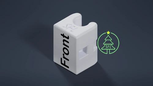STL FILE - 6.25mm OD Pigtail Wire Labeling Clips​ - LOCATIONS