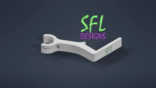 STL FILE - 20mm PVC Extended Shutter Mount Clip