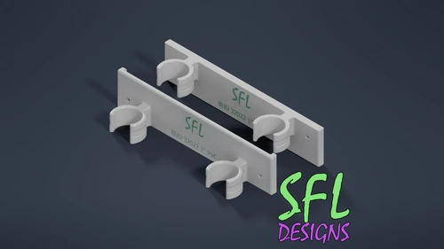 STL File - Budbox NBF-32022 Mount Dual 1" PVC