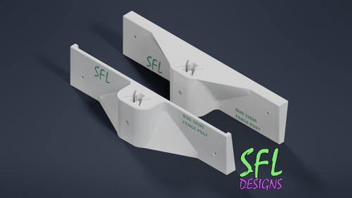 STL File - Budbox NBF-32026 Mount Fence Post
