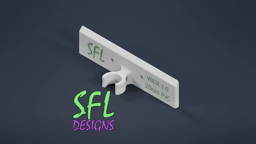 STL File - YPS VBox 1.0 Mount 20mm PVC