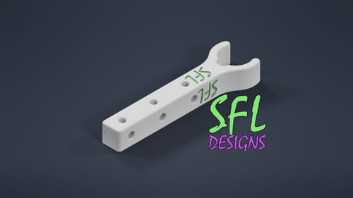 STL File - Beam Mount Clip 25mm PVC