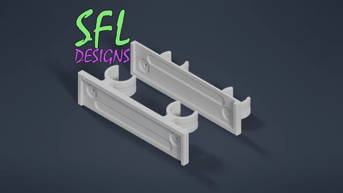 STL File - Budbox NBF-32016 Mount Dual 1" PVC