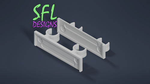 STL File - Budbox NBF-32016 Mount Dual 1" PVC