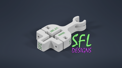 STL File - T-Post to Open Vertical 1/2" EMT Pipe Bracket