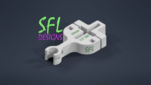 STL File - T-Post to Open Vertical 1/2" EMT Pipe Bracket