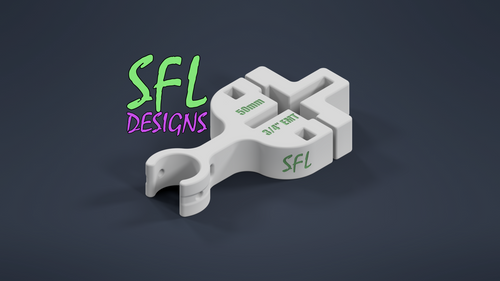 STL File - T-Post to Open Vertical 3/4" EMT Pipe Bracket