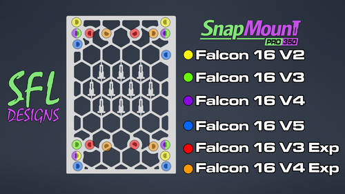 SnapMount Pro 350 - Falcon F16 V2, V3, V4, V5