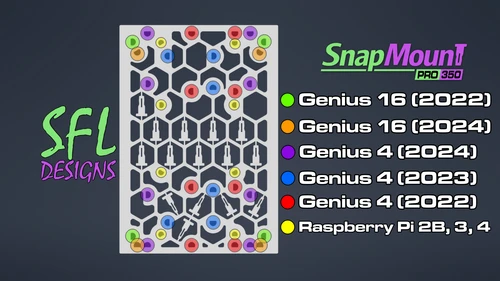 STL File - SnapMount Pro 350 - Genius