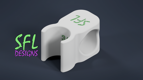 STL File - 3/4" PVC Open Inline Pipe Coupler