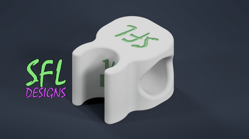 STL File - 25mm PVC Open Inline Pipe Coupler