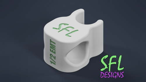 STL File - 25mm PVC Open Inline Pipe Coupler