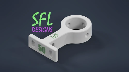 STL File - 1/2" PVC Pipe (Closed) to Coro Bracket Slimline
