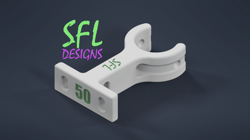 STL File - 3/4" EMT Pipe (Open) to Coro Bracket Slimline