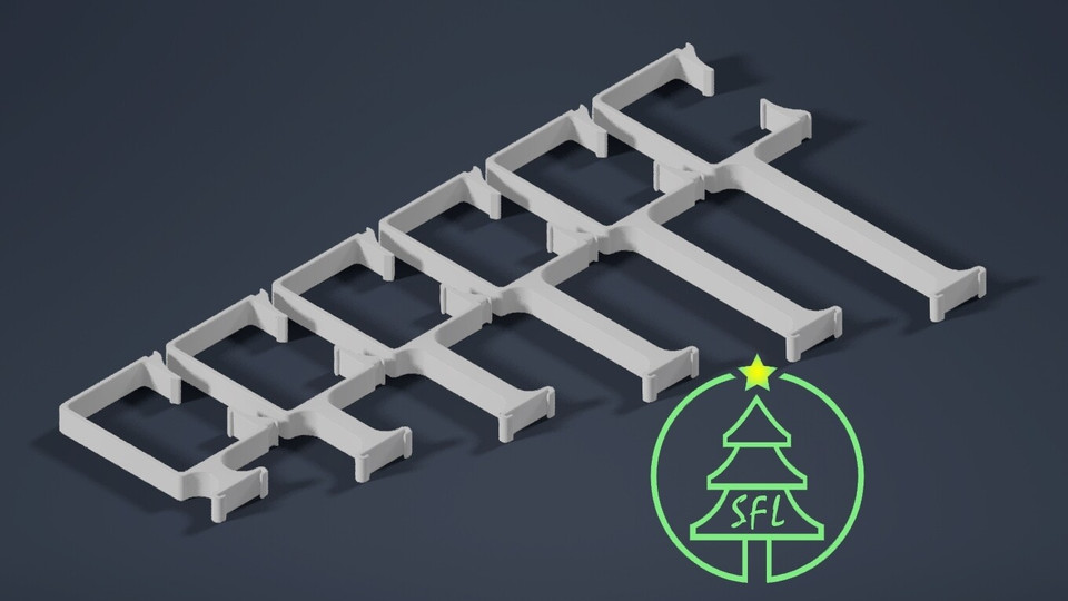 Downspout Pixel Strip Mount