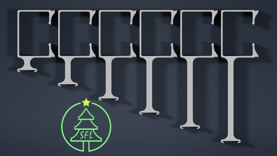 Downspout Pixel Strip Mount