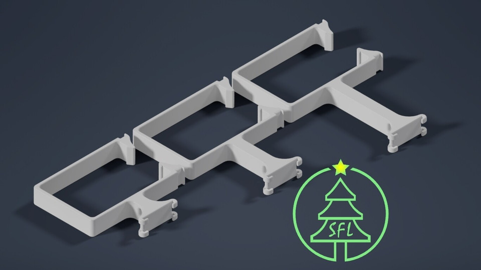 Downspout Pixel Strip Mount