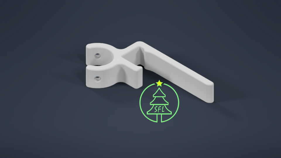 Slip Fit Gutter Clip - Top Corner Mount