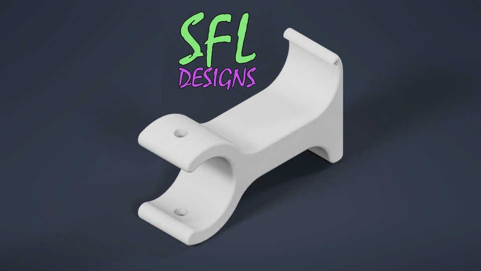 Pipe to Vinyl Siding Bracket