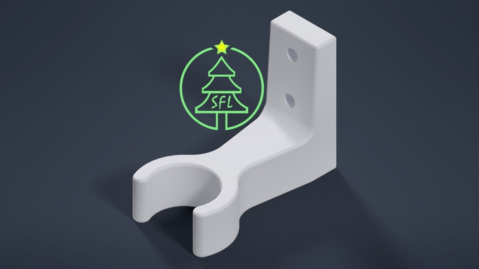 Standard Wall Side Mount Clip