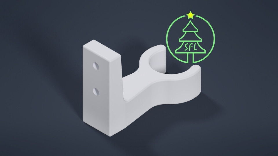 Standard Wall Side Mount Clip